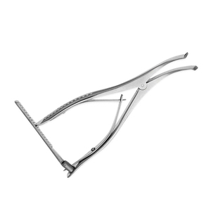 Esparcidor de lámina Inge ortopédica, mordazas de 6 pulgadas abiertas a 28mm, Inge esparcidor de lámina de acero inoxidable, liso de 10 pulgadas sin dientes - Product Image 4