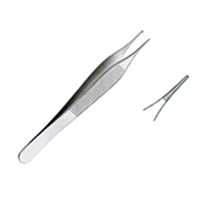 Venta al por mayor ADSON GRAEFE 12CM Fórceps de tejido delicado Excelente calidad Metal de acero inoxidable en estilo único - Product Image 2