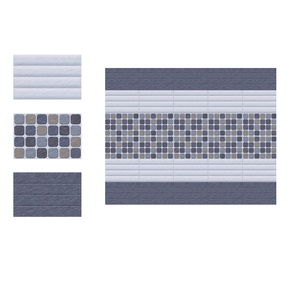 Gris oscuro con azulejos de cerámica decorativos de diseño en relieve cuadrado 300x450mm - Product Image 1