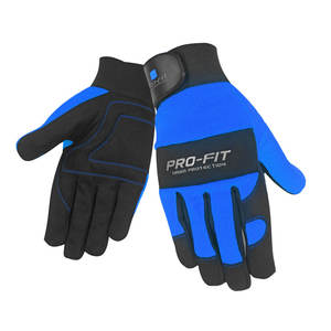 Gants de travail robustes, Gants de mécanicien de protection contre les chocs, Gants de travail en cuir synthétique, Compatible avec écran tactile - Product Image 5