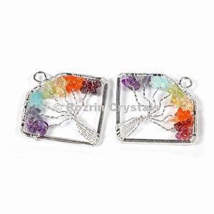 Purchase Chakra <b>Tree</b> Of Life Tringle Pendant | Get Chakra <b>Tree</b> Of Life Tringle Pendant - Product Image 1
