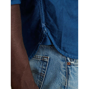 Camisa de algodón personalizada para hombres y mujeres, camisas con botones de manga larga, logo personalizado, mejor calidad, 100% - Product Image 4