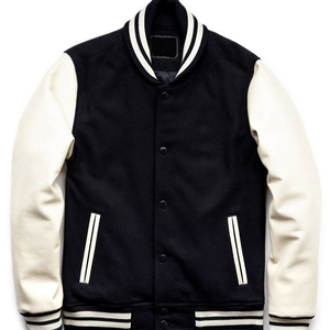 Veste bomber personnalisée pour homme, broderie personnalisée du nom et du numéro, veste coupe-vent de baseball - Product Image 1