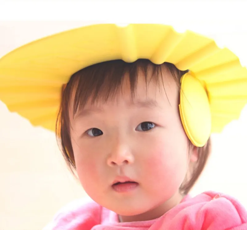 Topi Pelindung Kepala Bayi, Topi Kuning Keselamatan Eva, Topi Mandi Bayi