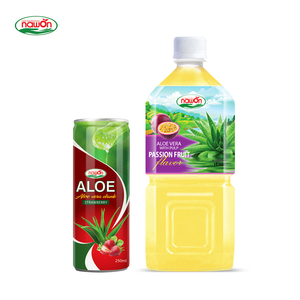 Boisson à l'aloe Vera et jus de fraise, 250ml, meilleur boisson saine, prix en gros, fabrication de boissons vietnamiennes - Product Image 1