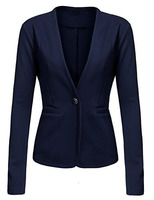 Yüksek Kaliteli Slim-Fit Özel Tasarım Blazer Takım Tek Tokalı V Yaka Uzun Kollu Spandeks/Polyester Rüzgar Geçirmez Nefes Alabilen Kadın Takımı