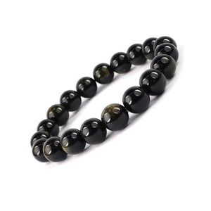 สร้อยข้อมือหินภูเขาไฟสีดำขายส่ง: ซื้อจาก N H AGATE - Product Image 2