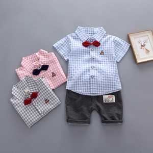 ชุดเสื้อผ้ากางเกงเด็กทารก,ชุดเสื้อผ้าเด็กทารกลายเสือดาวสีชมพูแขนยาวและผ้าฝ้ายเนื้อแข็งดีไซน์ใหม่ - Product Image 1