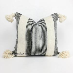 Plain Square Geometric Handmade 100% Cotton <b>Decorative</b> <b>Pillow</b> - Product Image 1