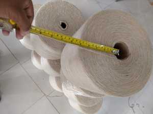 เส้นด้ายดิบจากปอกระเจาธรรมชาติสำหรับถักด้วยมือโดยตรงจากโรงงาน100% น่าสนใจ - Product Image 5