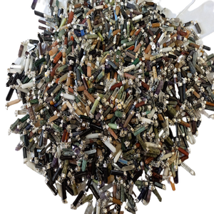 Top vente Agate Cape crayon pendentifs bijoux en pierres précieuses naturelles avec jante en argent galvanoplastie Super bon amour gravé - Product Image 2