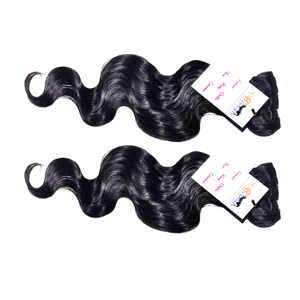 Extensión de cabello natural, extensiones de cabello humano de visón Virgen sin procesar de un solo donador, mechones de cabello ondulado sin enredos, gran oferta - Product Image 2