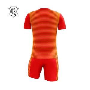 Maillots de football personnalisables OEM, respirants, séchage rapide, en tissu molletonné 100% coton, vêtements de football - Product Image 4