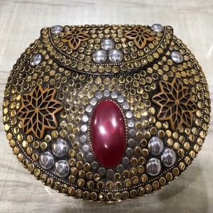 กระเป๋าคลัทช์สไตล์วินเทจ/โมเสคโลหะ สำหรับงานปาร์ตี้  กระเป๋าคลัทช์สำหรับสาวๆ  กระเป๋าถือแฟนซี - Product Image 3