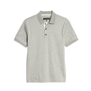 Polo de piqué de algodón elástico sólido de diseñador para hombre Jersey de manga corta personalizado con patrón de logotipo 3D - Product Image 1