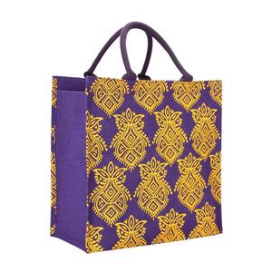 Pretty Ladies Yute Tote Bolso con serigrafía Tamaño personalizado y color natural - Product Image 1