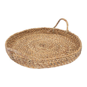 En gros Tissé Ronde Herbiers Plateau de service Panier Plateau Pour Le Stockage Décoration Murale - Product Image 1