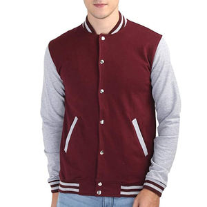 Chaqueta personalizada de alta calidad, chaqueta de béisbol con parches de chenilla, bordada - Product Image 1