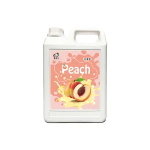 Sugar Free Tasty Peach Concentrated Juice Syrup In Bulk