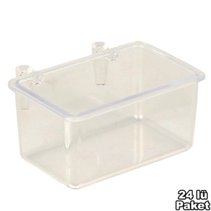 Contenedor de Alimentos para Aves Fit Fly Roost Head de 10 mm, 50 Piezas, Cuadrado, Blanco, de Plástico - Product Image 6