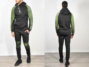 Chándal de poliéster para hombre, prenda inferior ajustada con cremallera y Panel de Rib, hecha en paquistaní - Product Image 2