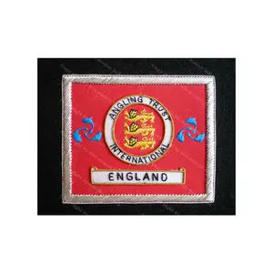 Badge brodé de la scout avec 2 emblèmes, badges écussers