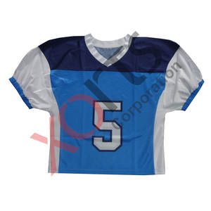 2026 mangas Premium corte sublimación todo fútbol americano Jersey bandera diseño gradiente nombre y número aparejos sarga bordada - Product Image 5