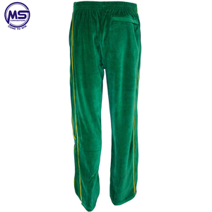 Costume de Jogging en velours vert pour hommes, fait à la main, survêtement - Product Image 6