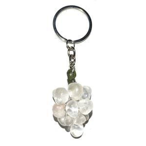 Wholesale <b>Crystal</b> Grapes Stone Keychain | Browse Semiprecious Stone Keychains - Product Image 1