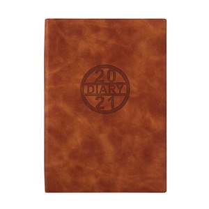 Giá Thấp Đảm Bảo Chất Lượng Tùy Chỉnh Tạp Chí Handmade Planner 2021 Máy Làm Nhật Ký A5 Sổ Tay Da Dập Nổi - Product Image 2