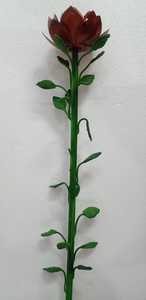 Cadeaux décoratifs de mariage de fleur en métal de Style religieux antique poli Article de couple heureux pour des articles de mariage de modèle de Couples - Product Image 3