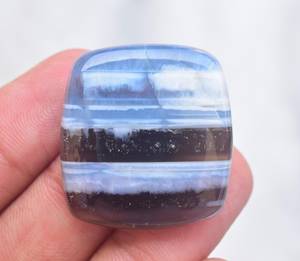 โอปอลสีฟ้าสำหรับทำเครื่องประดับอัญมณีทรงหลวม,อัญมณีโอปอลสีน้ำเงินลายสวยสำหรับทำเครื่องประดับ - Product Image 5