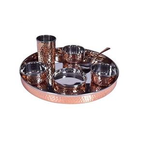 Ensemble de sept pièces de vaisselle Thali de taille et de forme personnalisées pour la maison, l'hôtel et le restaurant, service de Thali - Product Image 1