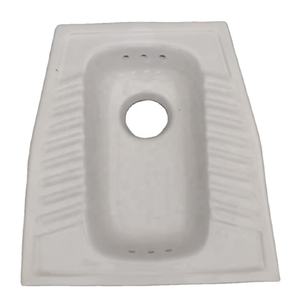 Produits sanitaires en céramique de qualité d'exportation, cuvette de toilette orientale à 3 trous, cuvette de toilette orientale libanaise, siège de toilette asiatique indien, prix bas - Product Image 1