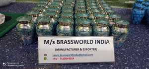 Home Decorative <b>Keepsake</b> Cremation Urn <b>for</b> Human <b>Ashes</b> Brassworld India - Product Image 6