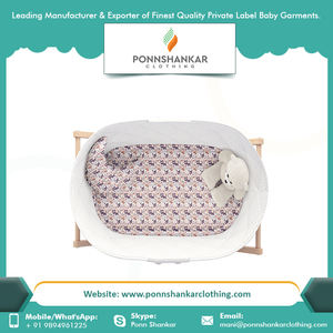 100 Cotton Jersey Knit Fitted Crib Sheet for Standard Crib and Toddler <b>Mattresses</b> Plain <b>Accessories</b> Anti Technics Style Fabric - Product Image 3