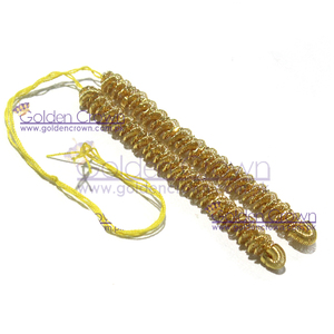 Flecos de alambre de lingote, flecos de oruga, hecho a mano, flecos metálicos - Product Image 1