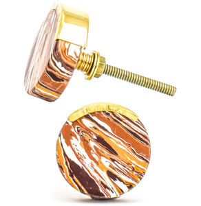 Perilla de piedra de mármol de resina Natural, muebles versátiles, puerta de armario, tiradores de cajón, tocador de cocina, dormitorio, baño, almacén al aire libre - Product Image 1