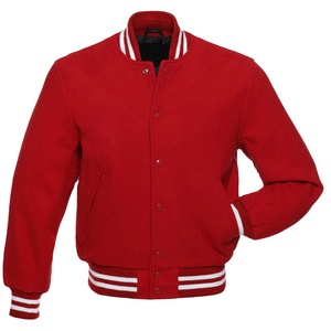 Varsity Vestes Patchs Personnalisé Pas Cher Noir Foncé Vestes Varsity en Laine Avec Véritable Cuir De Vache Blanc Manches - Product Image 1