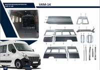 Vente en gros de garnitures intérieures pour Renault Master en plastique Vkm, gris/noir/beige, VKM-13-14-15-16, Turquie, meilleur prix, accessoires