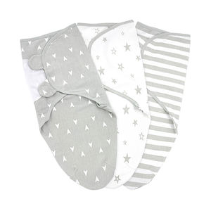 High Quality 100% Organic Cotton GOTS Certifies CPC Certified Baby Adjustable Swaddle Wrap Knotted for Unisex Baby - Product Image 1