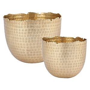 Lot de 3 En Métal Martelé Intérieur Or Argent Dehors Offre Spéciale Nouveau Design Bonbons Bols Bols de Fruits - Product Image 2