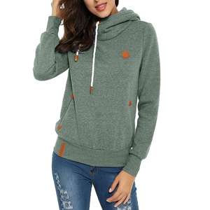 Sudadera con capucha extragrande para mujer, informal, de manga larga, con bolsillo, cálida, suave, cómoda, estilo urbano, para el día a día, invierno - Product Image 4