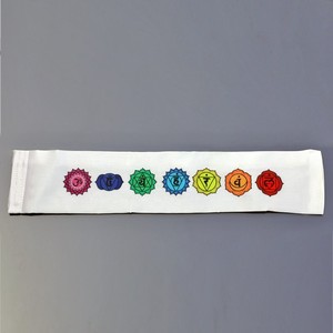 Chakra impreso largo terciopelo bolsa joyería piedra regalo embalaje - Product Image 2