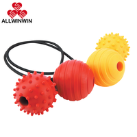 ALLWINWIN SMB07 Balle de massage à picots - Ancre de porte en corde pour fasciite plantaire et rouleau de massage des pieds
