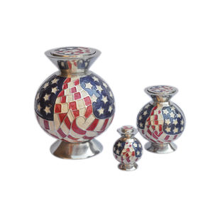 Drapeau américain peint sur la crème, nouveau Design en fer et métal en laiton, décoration pour la maison, - Product Image 1