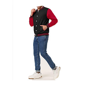 Venta al por mayor de los hombres de la chaqueta de invierno Varsity personalizable y Letterman chaquetas de béisbol en varios colores de gran tamaño al aire libre Jacek - Product Image 5