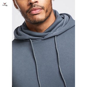Survêtement d'hiver à logo personnalisable pour hommes XS-6XL sweat à capuche en molleton anti-rétrécissement avec fermeture à glissière et motif solide teint en fil - Product Image 2