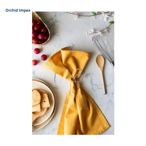 Serviette en tissu de haute qualité, 5 pièces, serviette de cuisine imprimée personnalisée, plusieurs couleurs - Product Image 1