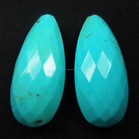 Vente en gros Lot de pierres naturelles Arizona Turquoise Cabochon et pierres précieuses taillées à facettes Bijoux en vrac DIY Stone Blue Turquoise